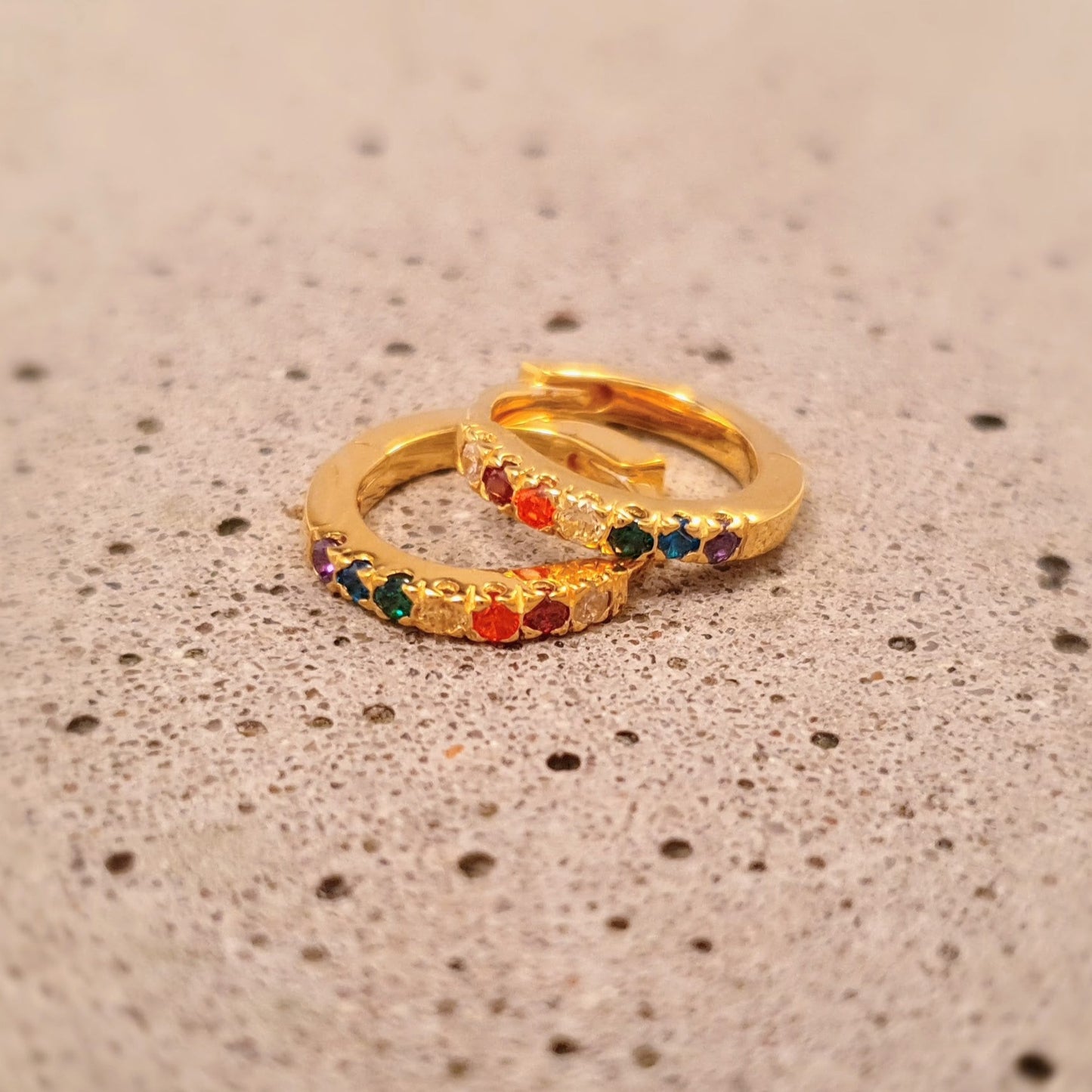 Zirkonia & Gold Schmuck-Set