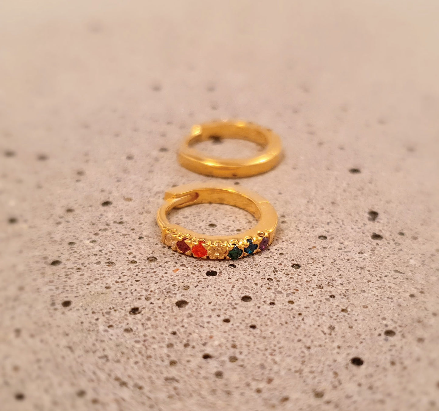 Zirkonia & Gold Schmuck-Set
