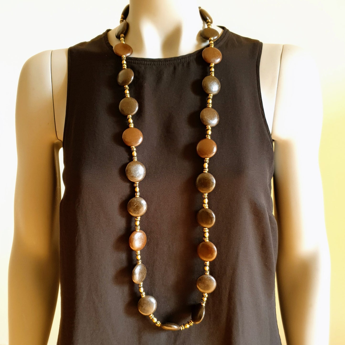 U0123 | Long unique necklace