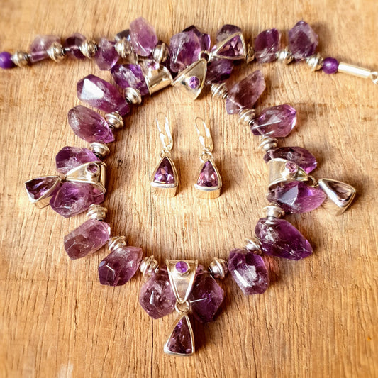 U0145 | Unique jewelry set | Necklace & earrings
