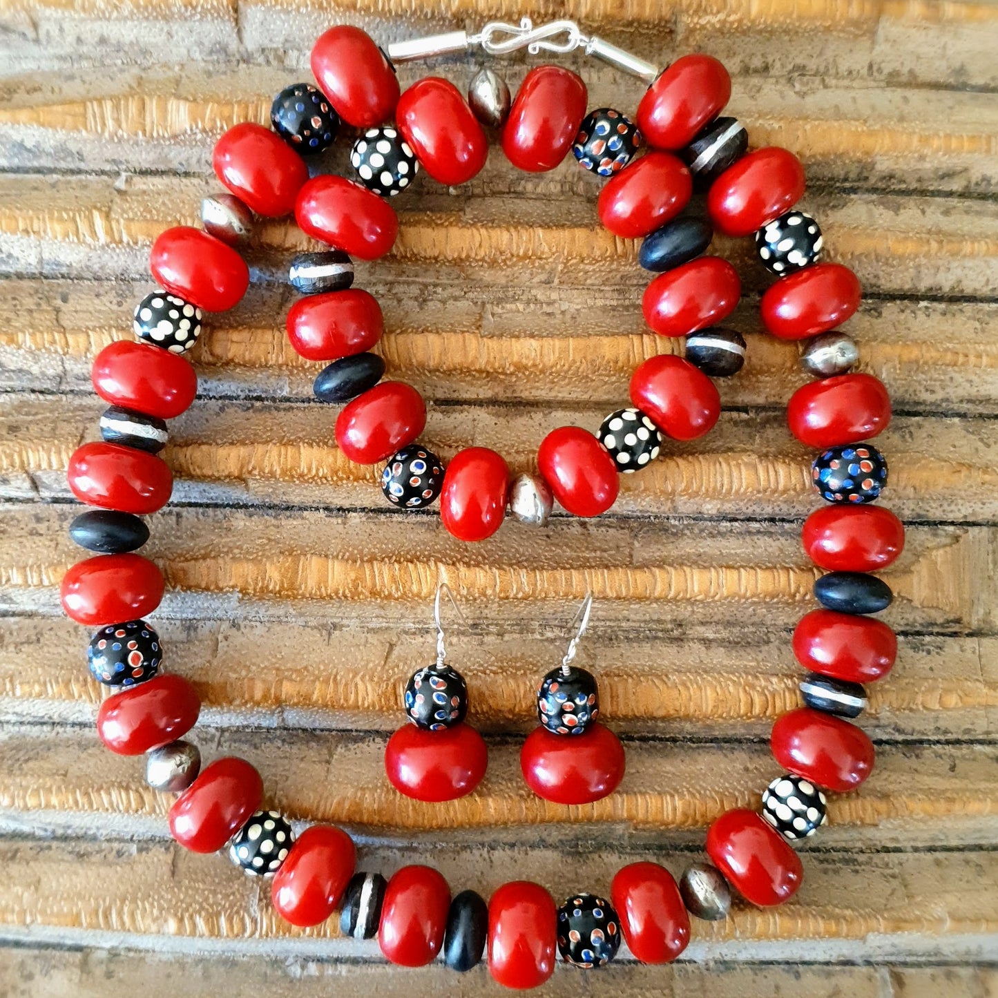 RED DOTS Jewelry Set