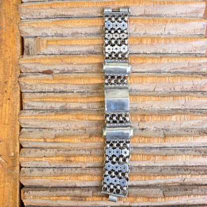 Q0107 | Antikes Tamilisches Silber-Gliederarmband